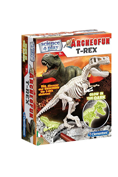 CLEMENTONI Science and Play, Archeofun T-Rex, Puzzle, 61243, For boys, 7+ years