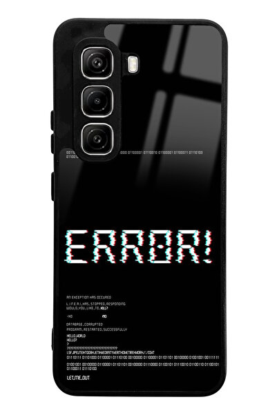 Spoyi Infinix Hot 50 Pro Error Design Glossy Phone Compatible Case