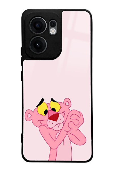 Spoyi Oppo Reno 13F Pink Panther Design Glossy Phone Case