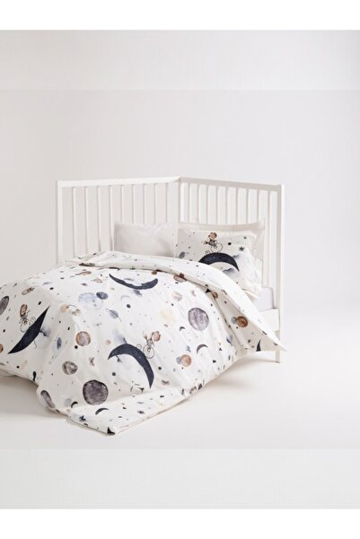 Özdilek Cute Space Baby Bedding Set – 100% Cotton, Breathable, Space Pattern