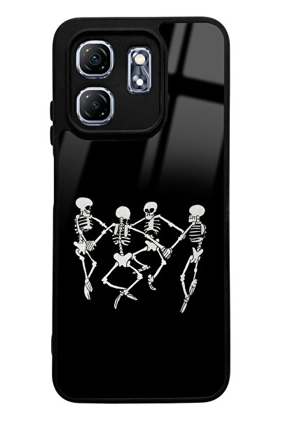 Spoyi Infinix Hot 50I Compatible Dancer Skeleton Design Glossy Phone Case
