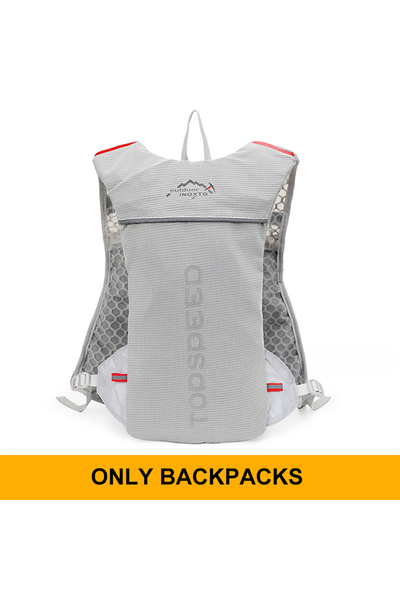 Choice Gray Outdoor Trail Running 5L Ultralight Backpack Hydration Jogging Ve...