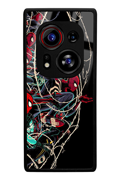 Spoyi Tecno Phantom X2 Pro Compatible Spider Earth Design Glossy Phone Case
