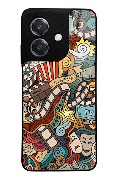 Spoyi حافظة هاتف لامعة بتصميم سينمائي قديم متوافقة مع هاتف أوبو A3