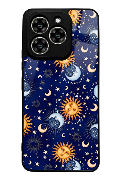 Spoyi Reeder S919 Compatible Moon Sun Pajama Design Glossy Phone Case