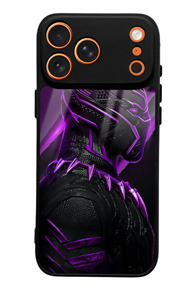 Spoyi iPhone 17 Pro Max Black Panther Design Glossy Phone Case