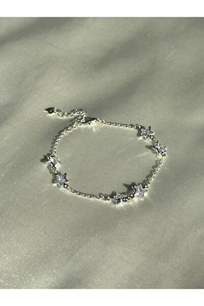 Harlofia Jewelry Vip Gümüş Kaplama Stargirl Yıldızlı Bileklik