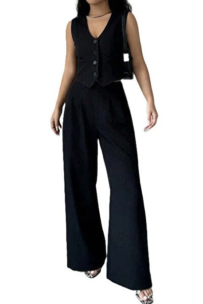 StreetWear Outlet Women's Elegant Set suit - Vest & Trousers
