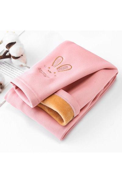 Choice 120 5T بنطلون ضيق وردي للفتيات لفصل الخريف والشتاء سميك ودافئ بالإضافة...