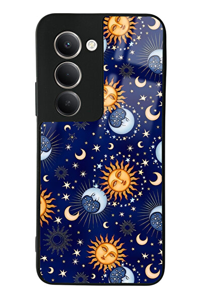 Spoyi Xiaomi Redmi 15 Moon Sun Pajama Design Glossy Phone Case