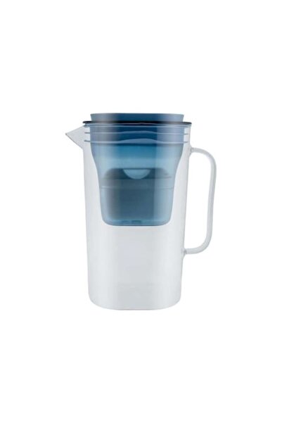HomeSide Glass filter jug, 2.4L capacity, Compatible with Brita filters, 1 filter included
