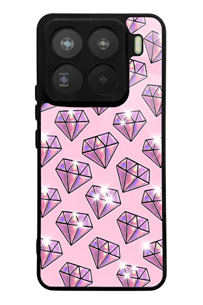 Spoyi Xiaomi Mi 15 Pro Compatible Diamond Design Glossy Phone Case