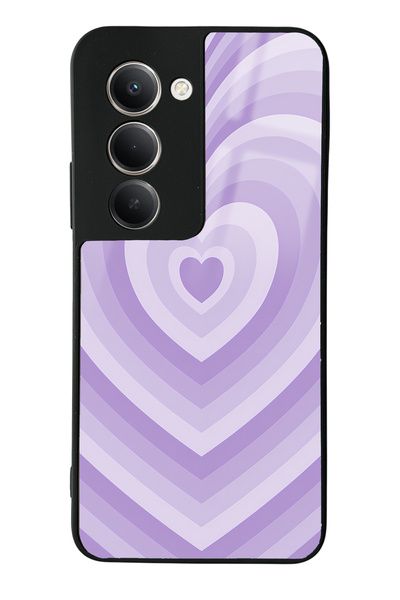 Spoyi Xiaomi Redmi 15 Lilac Heart Design Glossy Phone Case