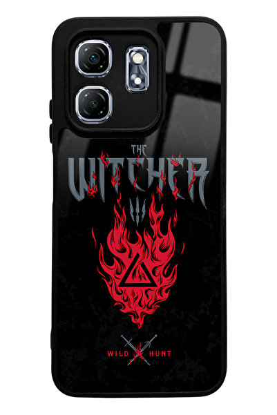 Spoyi Infinix Hot 50I Compatible Witcher 3 Fire Designed Glossy Phone Case