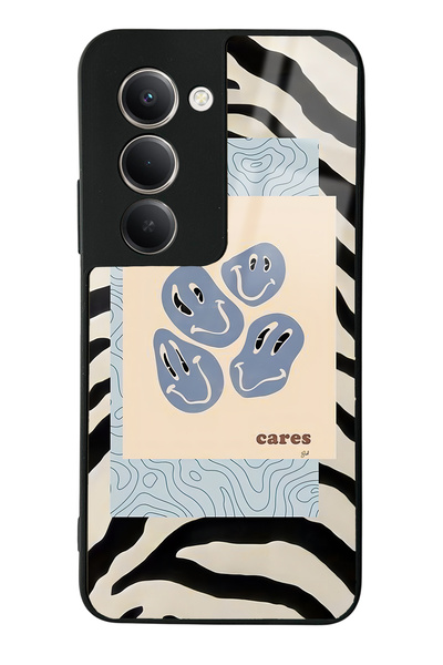 Spoyi Xiaomi Redmi 15 Zebra Emoji Design Glossy Phone Case Compatible