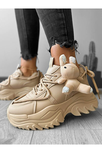 Casual Women's sneakers made of eco-leather, casual, WW227, Brown