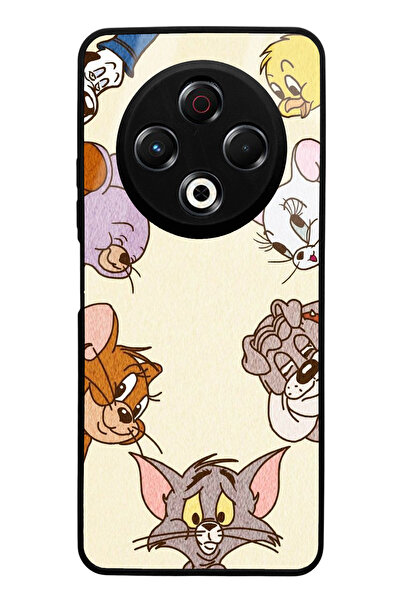 Spoyi Tecno Spark 30 Compatible Tom and Jerry Designed Glossy Phone Case