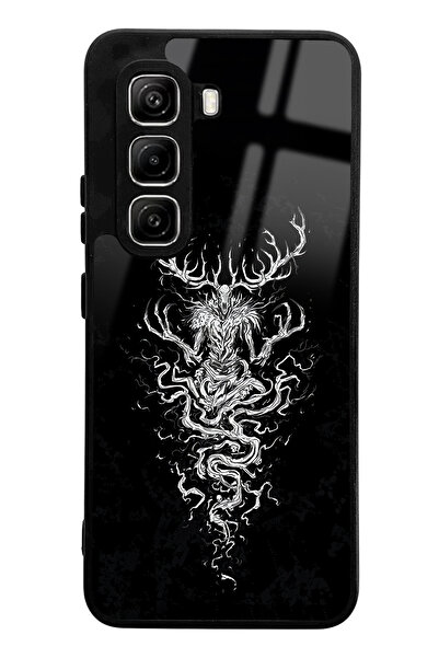Spoyi Infinix Hot 50 Pro Compatible 3 Deer Design Glossy Phone Case
