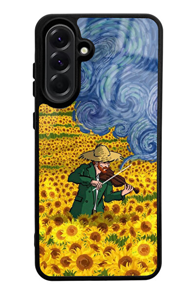 Spoyi A56 Violinist Design Glossy Phone Case Compatible