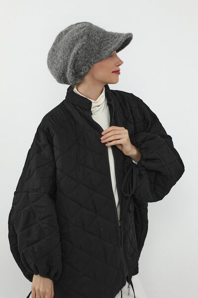 Aisha's Design Winter Visor Women's Furry Cashmere Hat Bonnet,B-73Tk