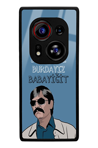 Spoyi Tecno Phantom X2 Pro Glossy Phone Case with Babayiğit Design Compatible