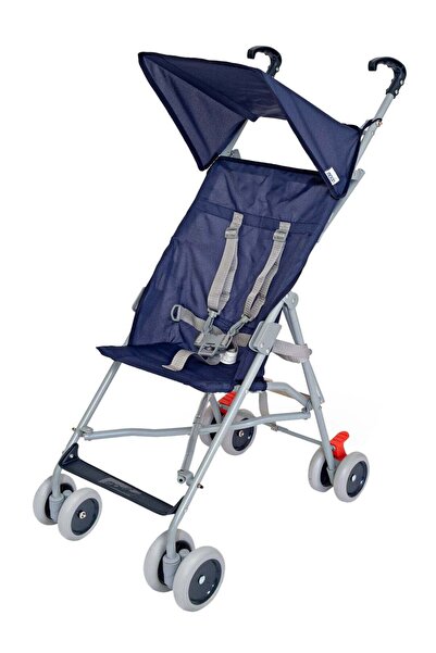 Moon Jet Baby Stroller - Lightest Umbrella-Fold Stroller, Wide Canopy, Compact - Dark Blue