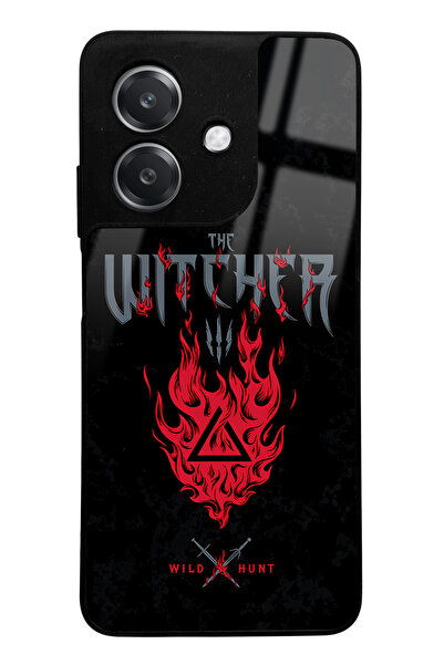 Spoyi Oppo A3 Compatible Witcher 3 Fire Design Glossy Phone Case