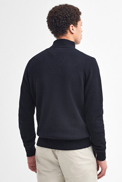 Barbour Essential Lambswool Half Zip Kazak NY71 Navy