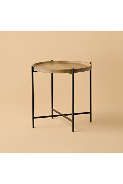 Lifestyle طاولة جانبية خشبية - 41 × 41 × 41 سم