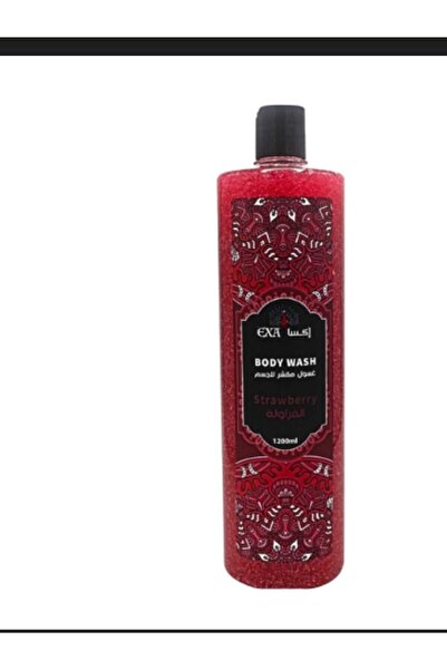 EXA غسول مقشر للجسم بالفراولة 1200مل