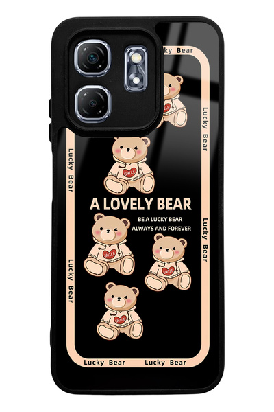 Spoyi Infinix Hot 50I Lucky Bear Design Glossy Phone Case Compatible