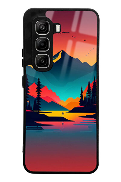Spoyi Infinix Hot 50 Pro Sunset Design Glossy Phone Case Compatible