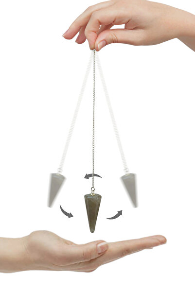 Pozitif Doğal Taş Smoky Quartz Pandul - Pendulum 200-1