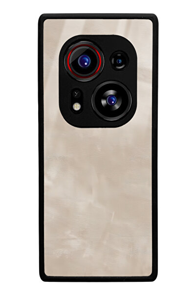 Spoyi Phantom X2 Pro Compatible Milk Coffee Marble Design Glossy Phone Case