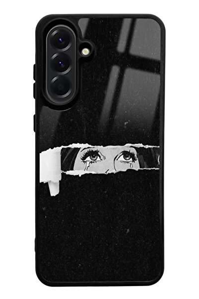 Spoyi Samsung A56 Compatible Glossy Phone Case with Eyes Design