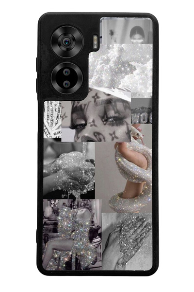 Spoyi Casper Via X40 Compatible Glossy Phone Case with Sticker Design