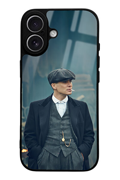 Spoyi iPhone 17 Compatible Peaky Blinders Thomas Shelby Designed Glossy Phone Case