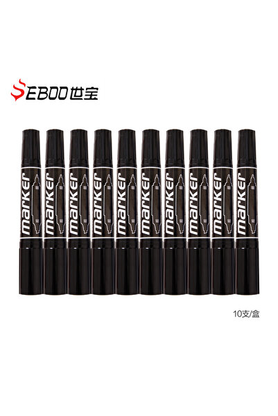 Choice Black 10pcs 10pcs/set Twin Tip Colored Permanent Art Markers Pens Fine Point Waterproof Oily Black I