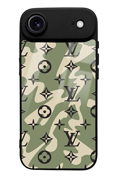 Spoyi iPhone 17 Air Green Wave Design Glossy Phone Case Compatible