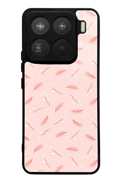 Spoyi Xiaomi Mi 15 Pro Powder Leaf Design Glossy Phone Case Compatible