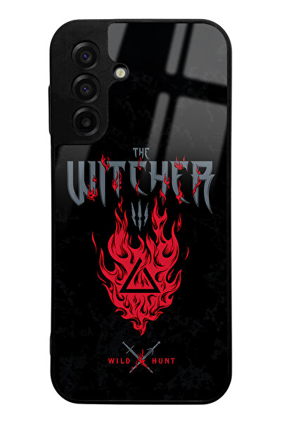 Spoyi A17 Witcher 3 Fire Design Glossy Phone Case Compatible