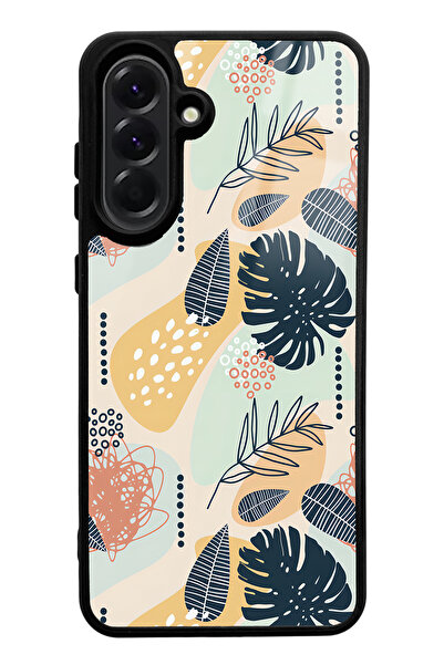 Spoyi A56 Retro Leaf Design Glossy Phone Case Compatible