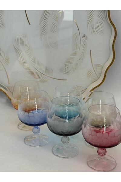 ROSSEV Mercan Mix Coffee Side Crystal Water Glass-250Ml