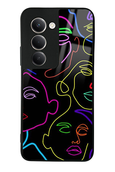 Spoyi Xiaomi Redmi 15 Compatible Neon Silhouette Designed Glossy Phone Case