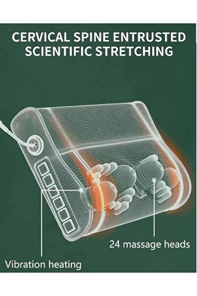 Denx Electric Massage Pillow With Heat (DX3711)