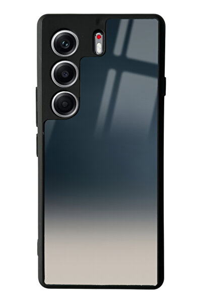 Spoyi Tecno Camon 40 Pro Blue Transitional Design Glossy Phone Case Compatible