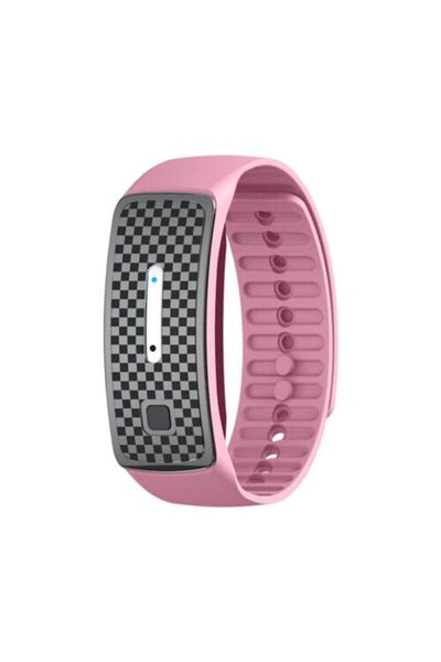 Choice Pink Ultrasonic Body Shape Wristband Smart Magnetic Lymphatic Detox Bracelet Heart Rate Fitness Pedo
