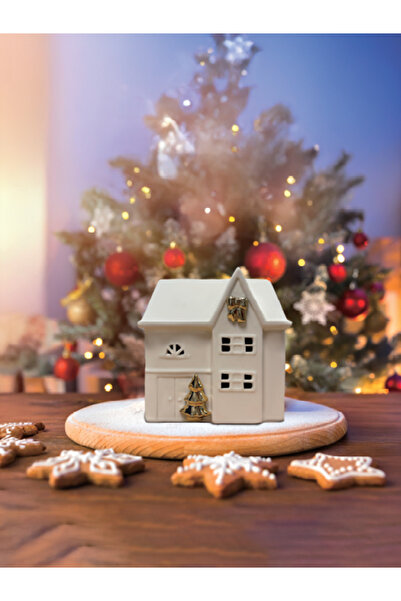 Forever Ledli Gold Detaylı Seramik Ev