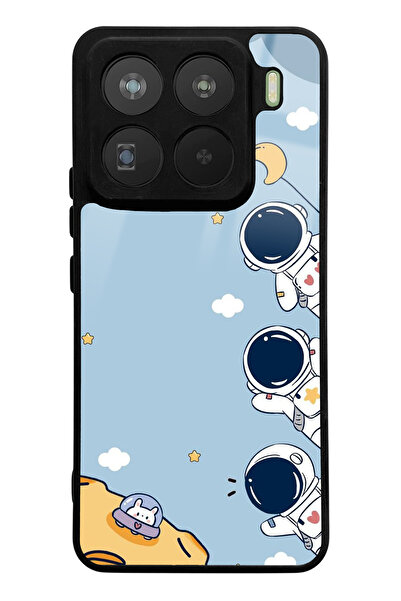 Spoyi Xiaomi Mi 15 Pro Compatible Mini Astronaut Design Glossy Phone Case