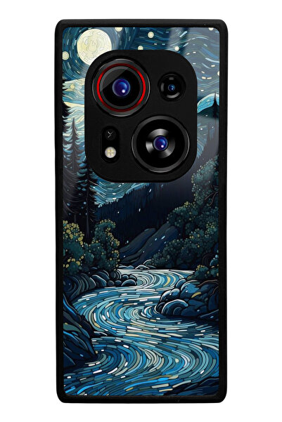 Spoyi Tecno Phantom X2 Pro Compatible Night Design Glossy Phone Case